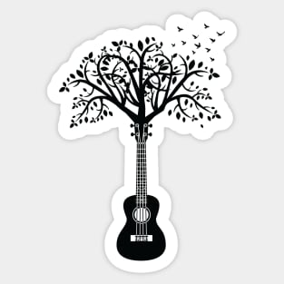 Ukulele Tree Light Theme Sticker